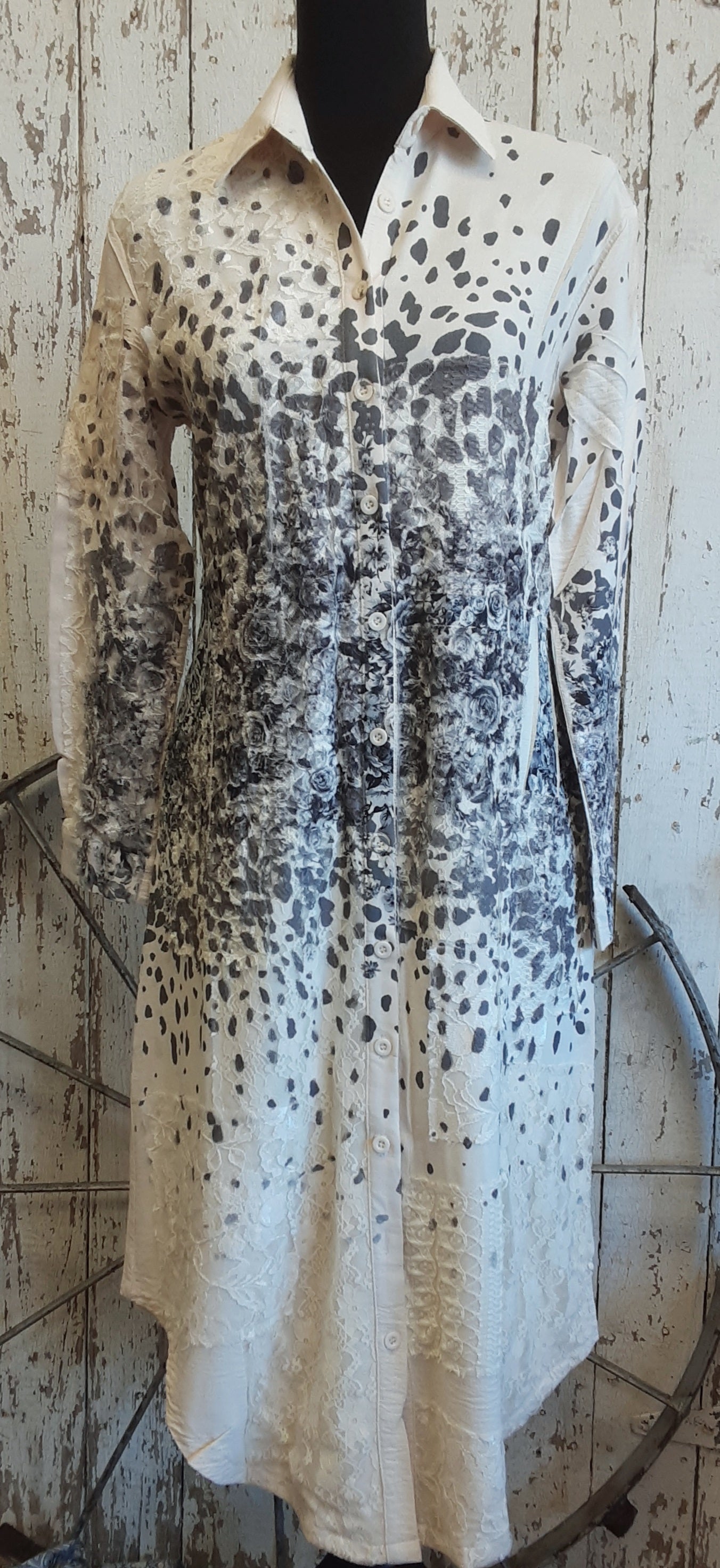 Black Rose w/Lace Dress