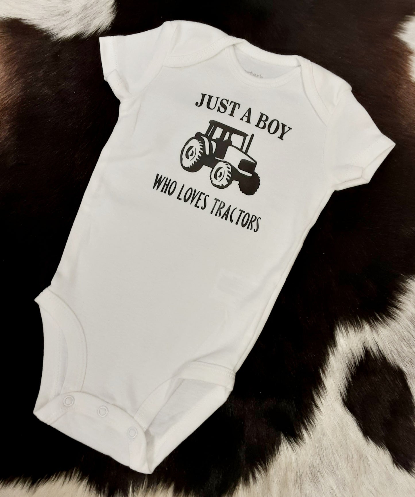 Loves Tractors Onesie