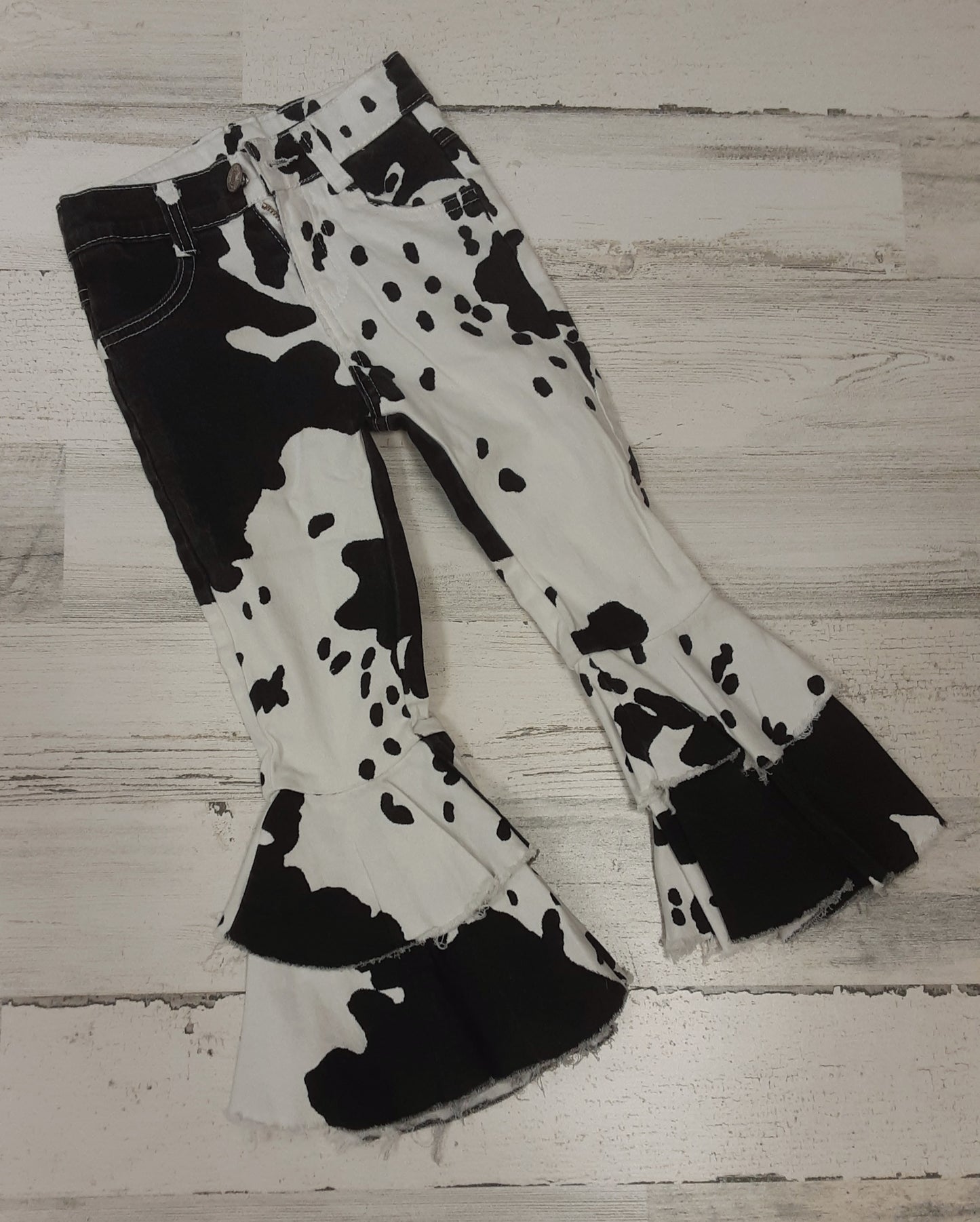 Cow Print Jeans