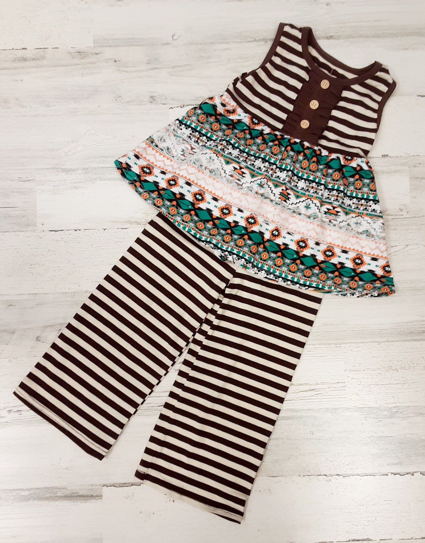 Striped Pant Set