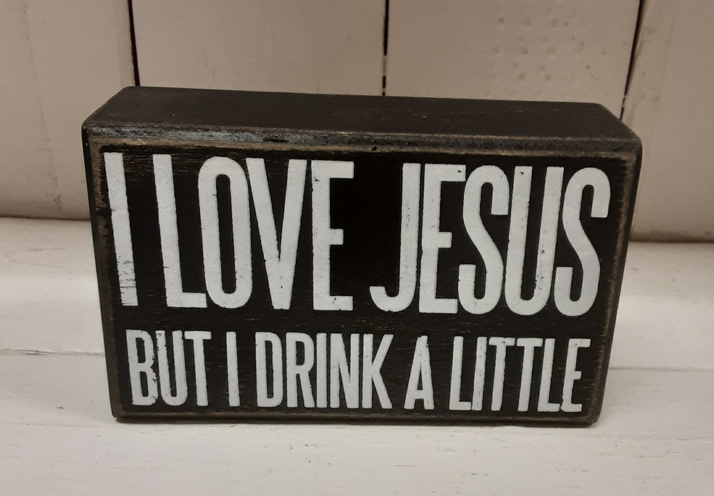 I Love Jesus - Block Sign