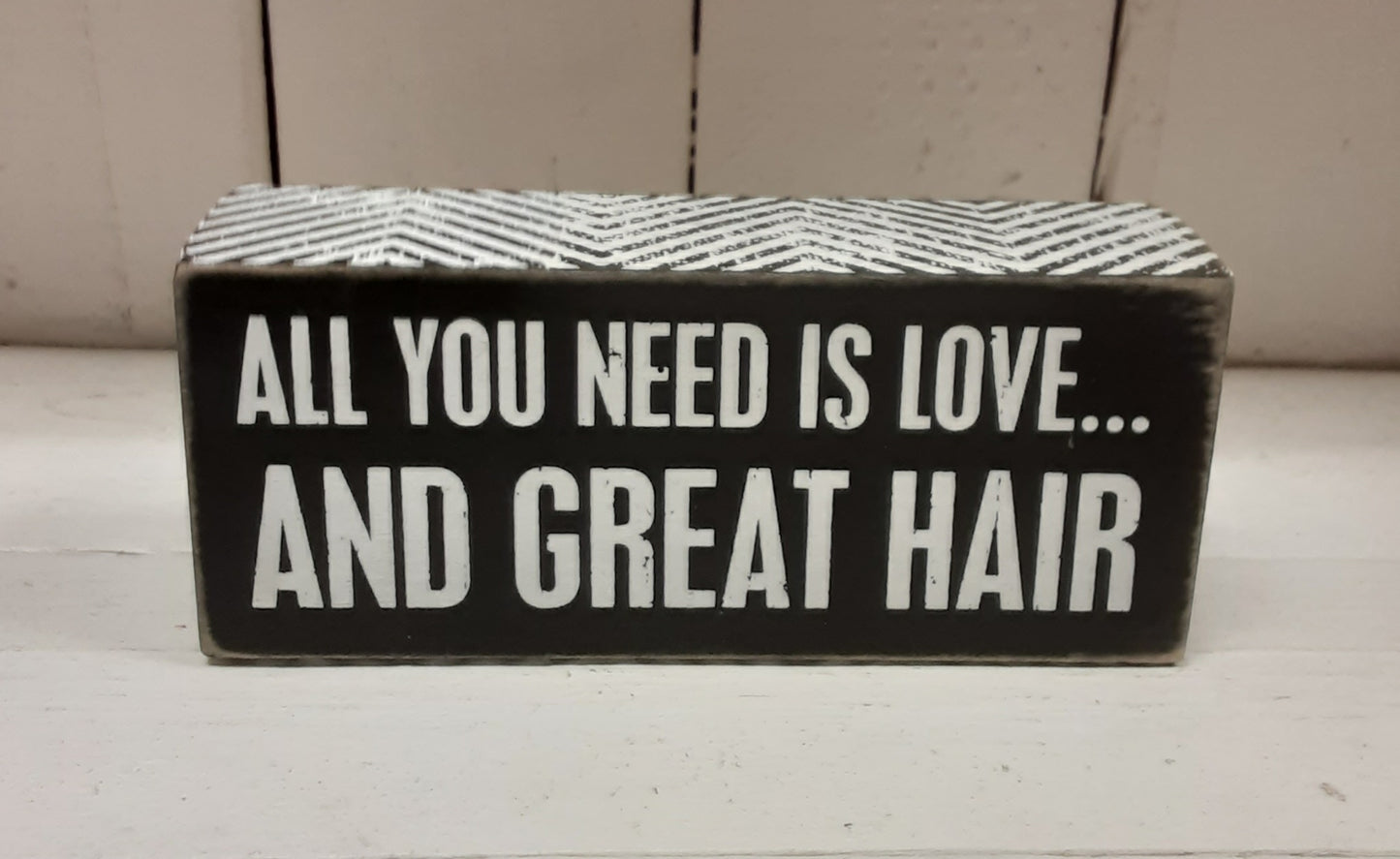 All you Need is Love - Block Sign