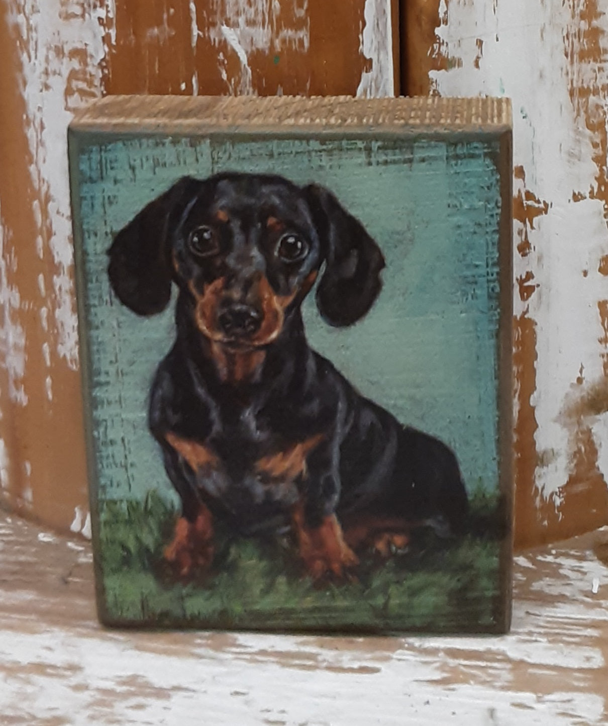 Weenie Dog - Block Picture